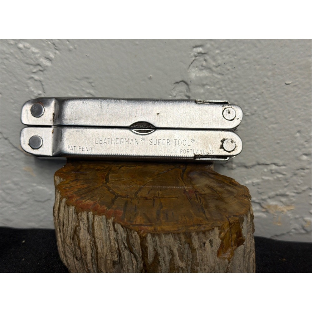 Vintage 1995 Leatherman Super Tool Multi-Tool Pat Pend USA Multiple Date Codes